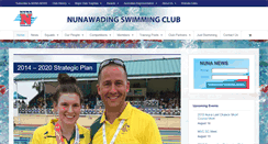 Desktop Screenshot of nunawadingswimmingclub.com